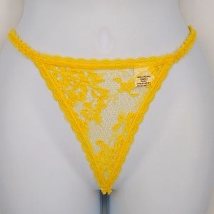 Vintage National Corset Sup House Sheer Lace Stretchy Sissy Panties Medium